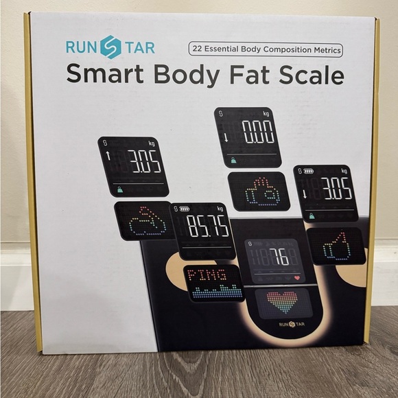 Smart Scale for Body Weight, Smart Scale with 8-in-1 with 22 Measurements - Picture 1 of 6